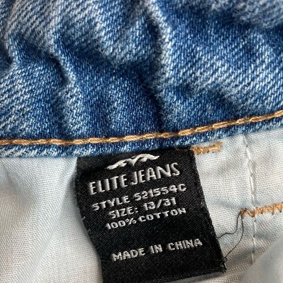 Cute Distressed Button Fly Denim shorts - Picture 3 of 11